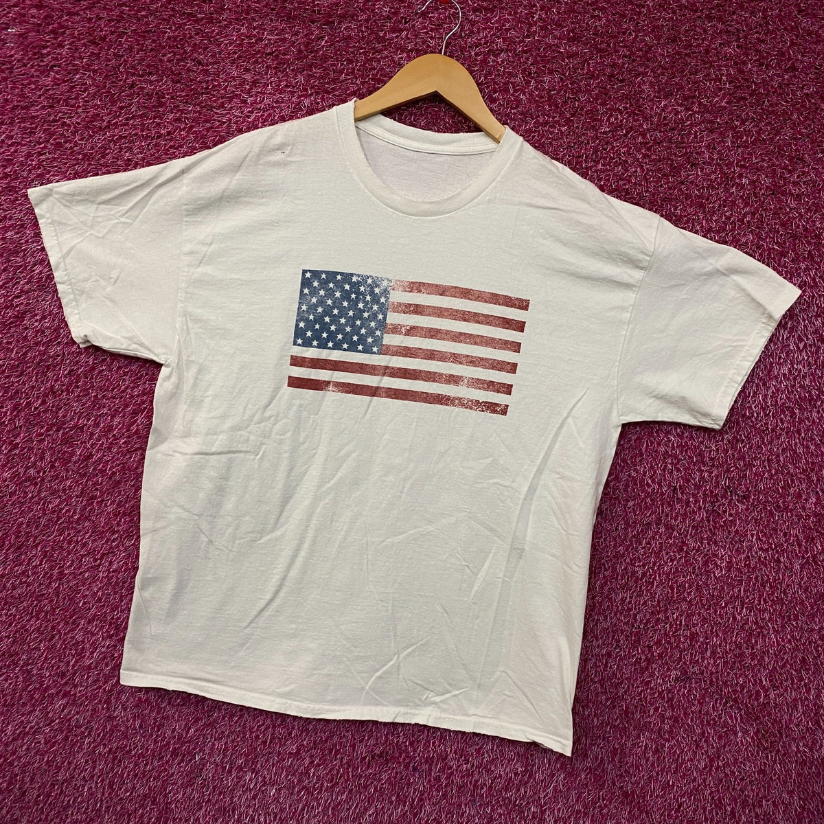 Junk Food Clothing USA American Flag patriotic Tshirt size Medium