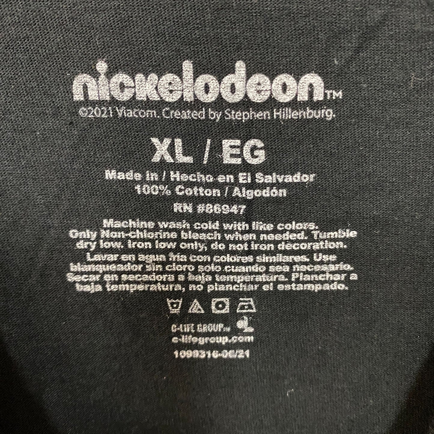 Nickeldeon SpongeBob SquarePants Bikini Bottom Driver License Patrick Star T-Shirt XL