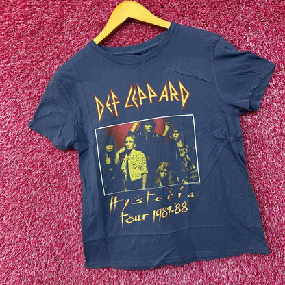 Def Leppard Hysteria Tour Heavy Metal Band T-Shirt Small