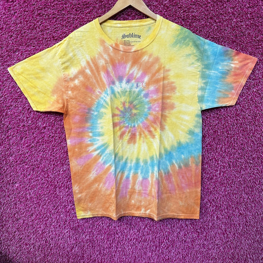 Sublime Embroidered Tie Dye SKa Tshirt Size Medium