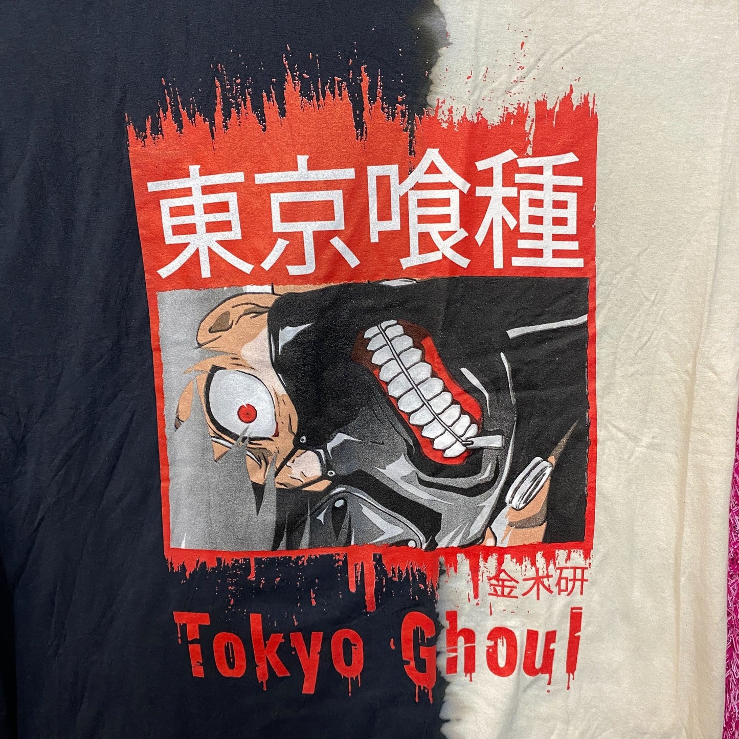 Tokyo Ghoul Ken Kaneki Anime Crunchyroll Split Dye L
