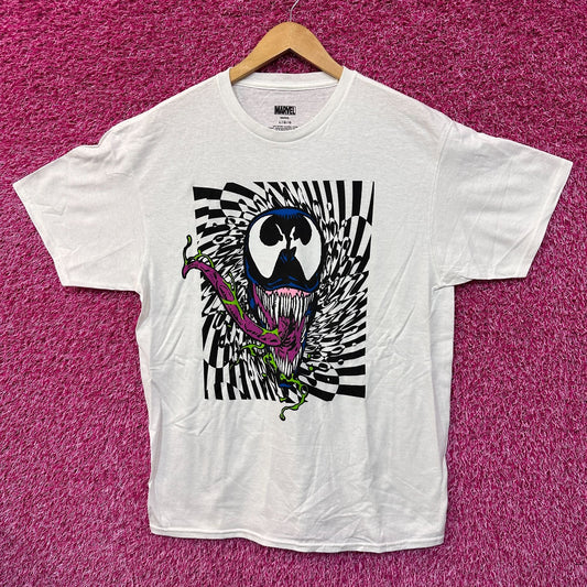 Venom Hypnotic Checkered the Alien Symbiote Marvel Tee L