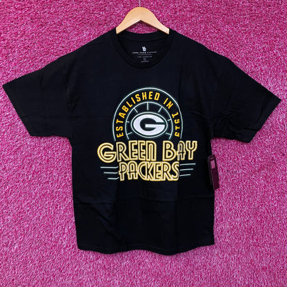 Junk Food NFL Green Bay Packer Established In 1919 Graphic T-Shirt Large