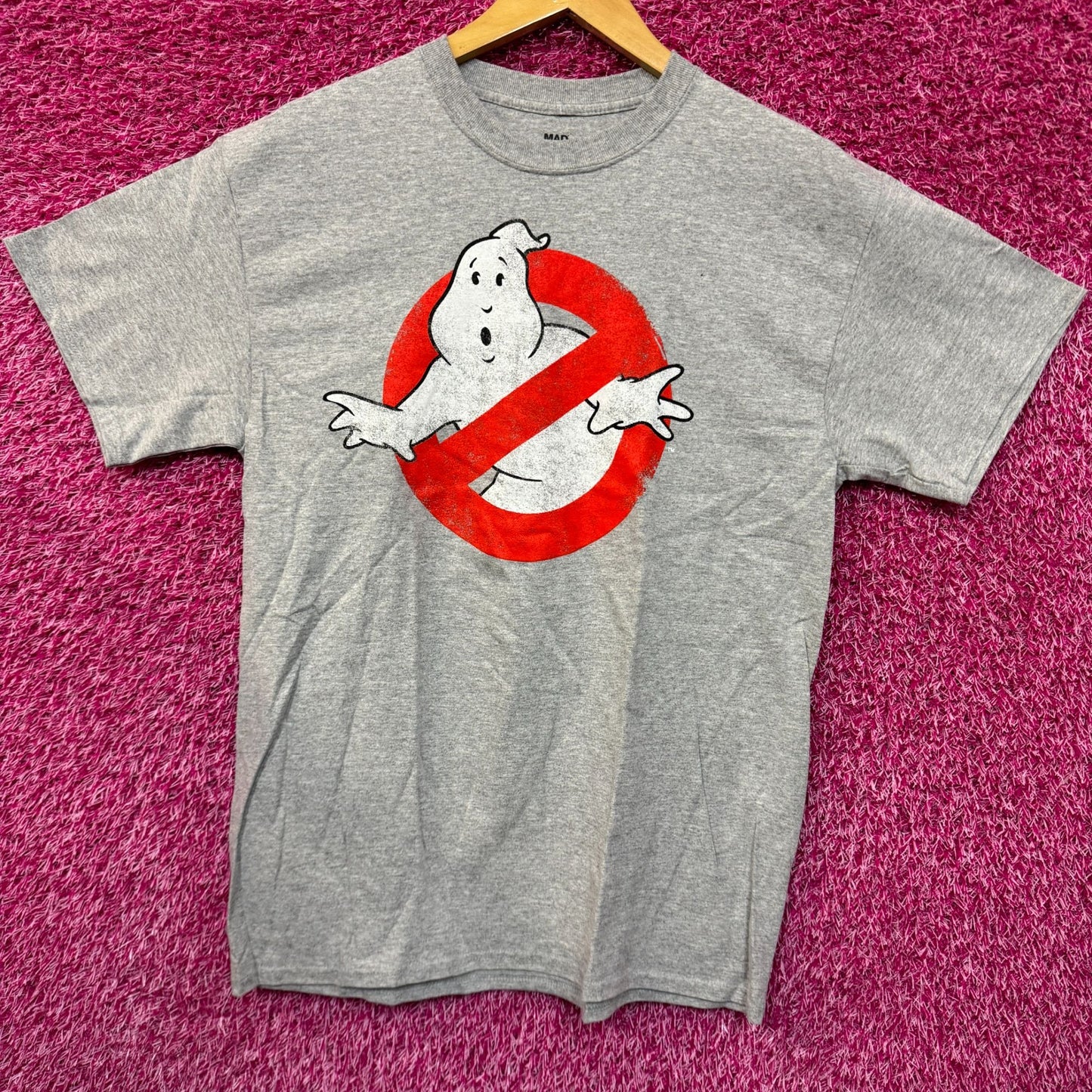 Ghostbusters Who You Gonna Call Classic Movie Logo Tee M