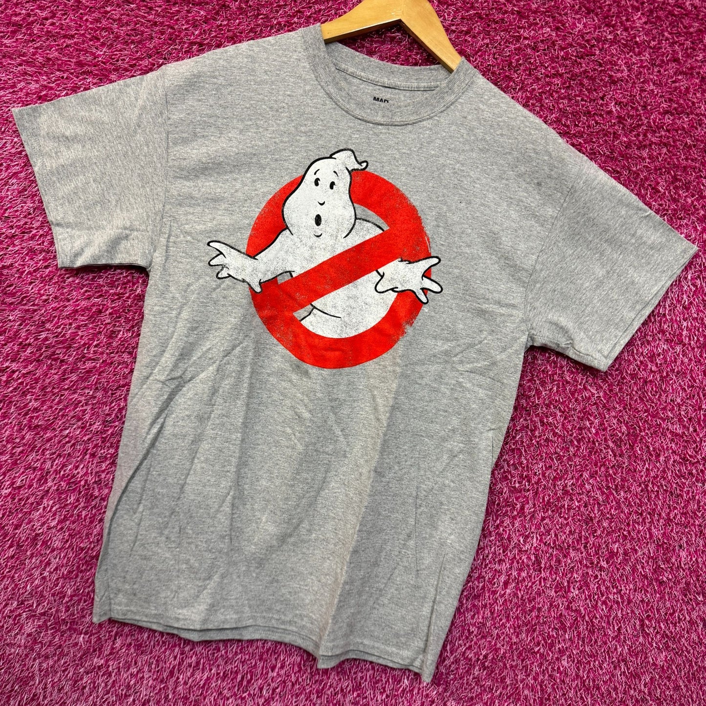 Ghostbusters Who You Gonna Call Classic Movie Logo Tee M