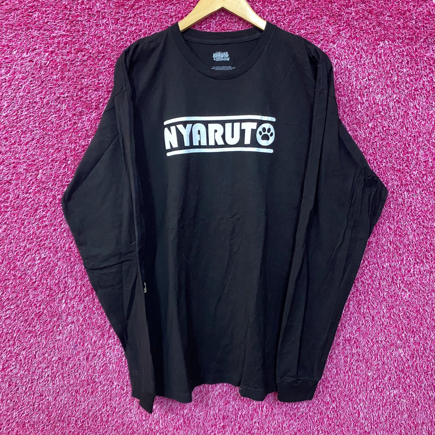 Naruto Shippuden Nyaruto Cat Paw Long Sleeve T-Shirt 2XL