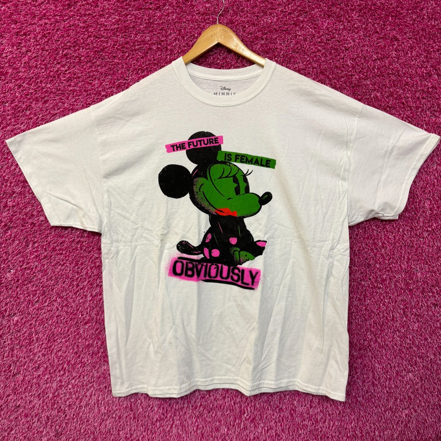 Minnie Mouse The Future is Female T-shirt size 2XL