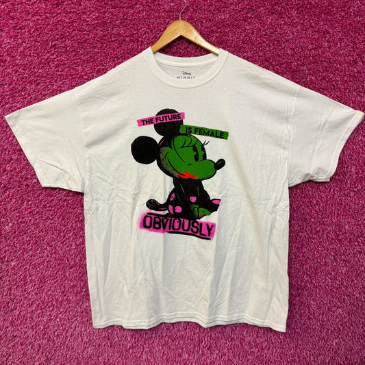 Minnie Mouse The Future is Female T-shirt size 2XL