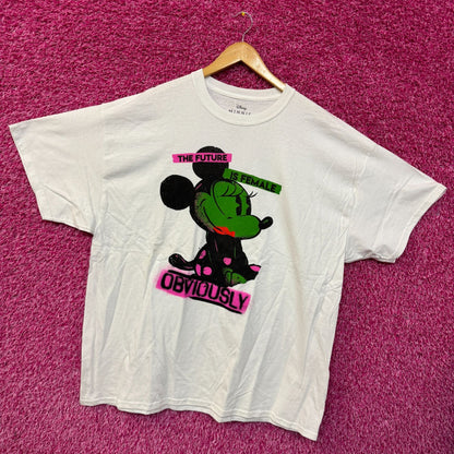 Minnie Mouse The Future is Female T-shirt size 2XL