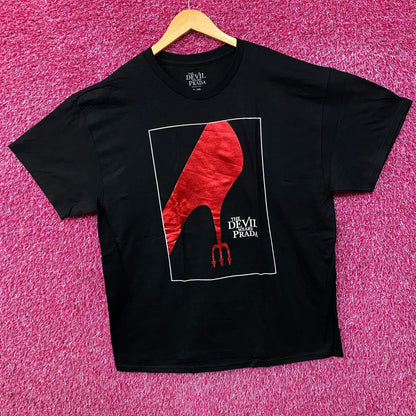 The Devil Wears Prada Red Foil Fashion Theater Poster Tee XL