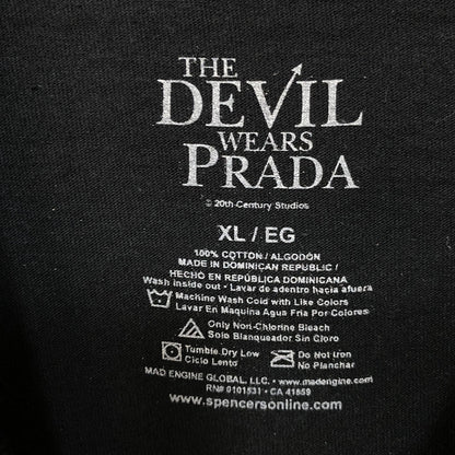 The Devil Wears Prada Red Foil Fashion Theater Poster Tee XL