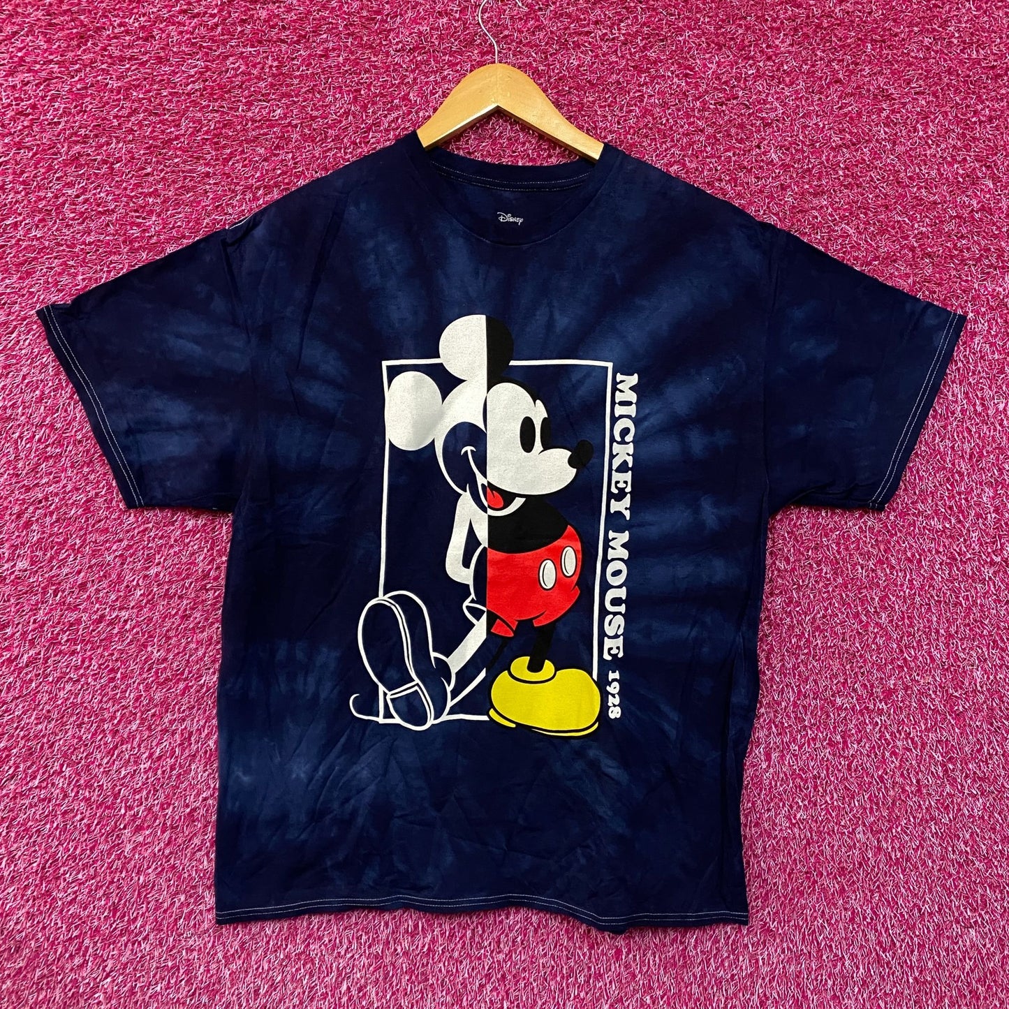 Mickey Mouse tie dye streetwear Tshirt size Extra Large