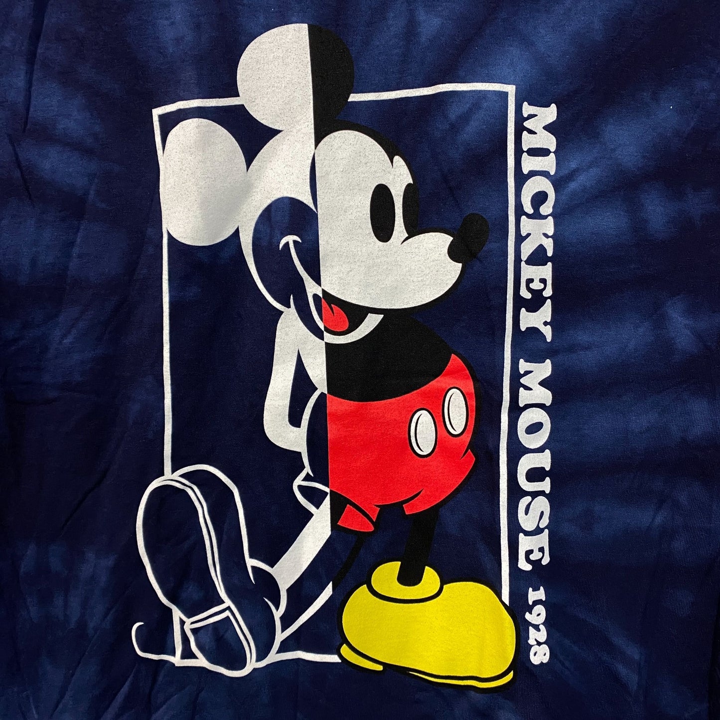 Mickey Mouse tie dye streetwear Tshirt size Extra Large