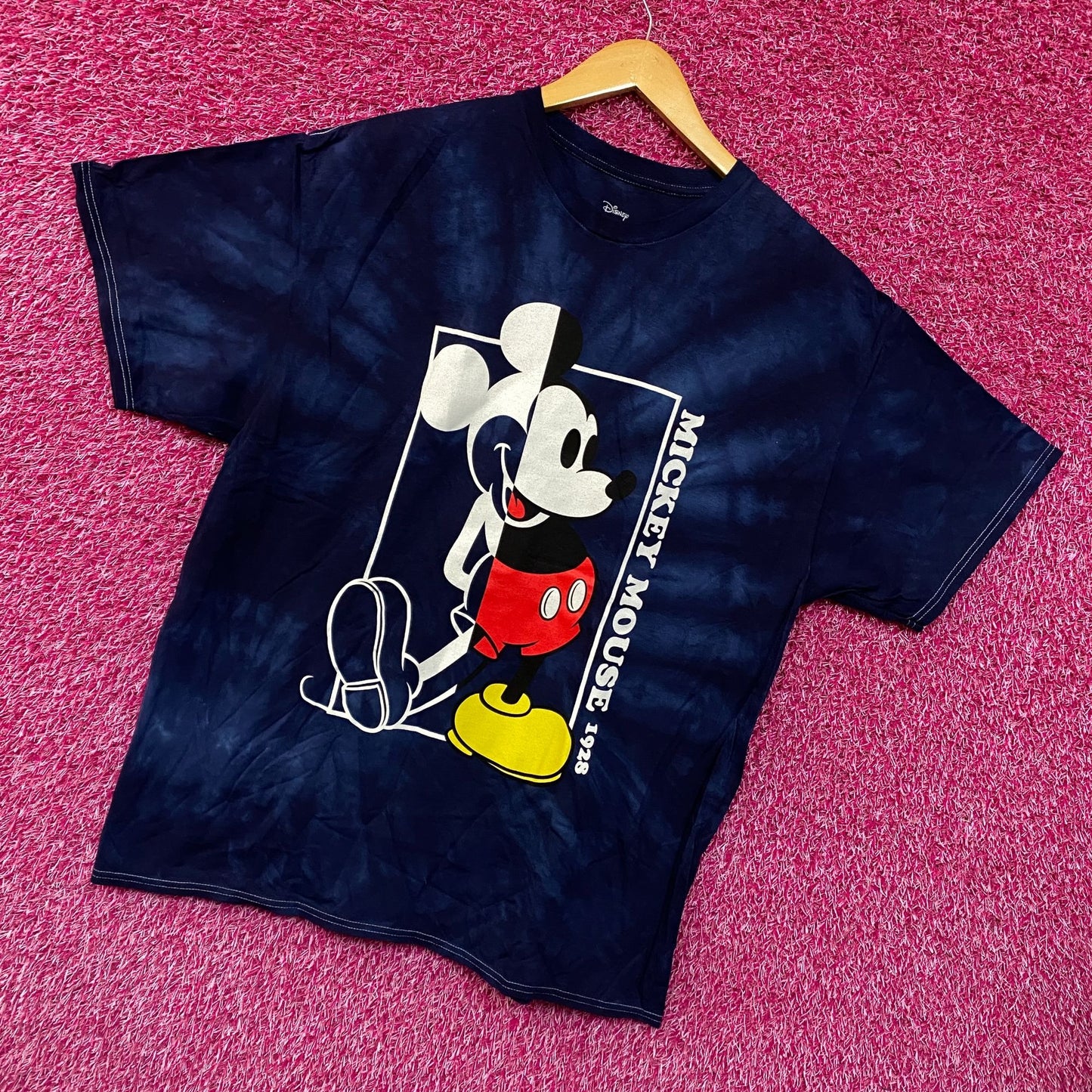 Mickey Mouse tie dye streetwear Tshirt size Extra Large