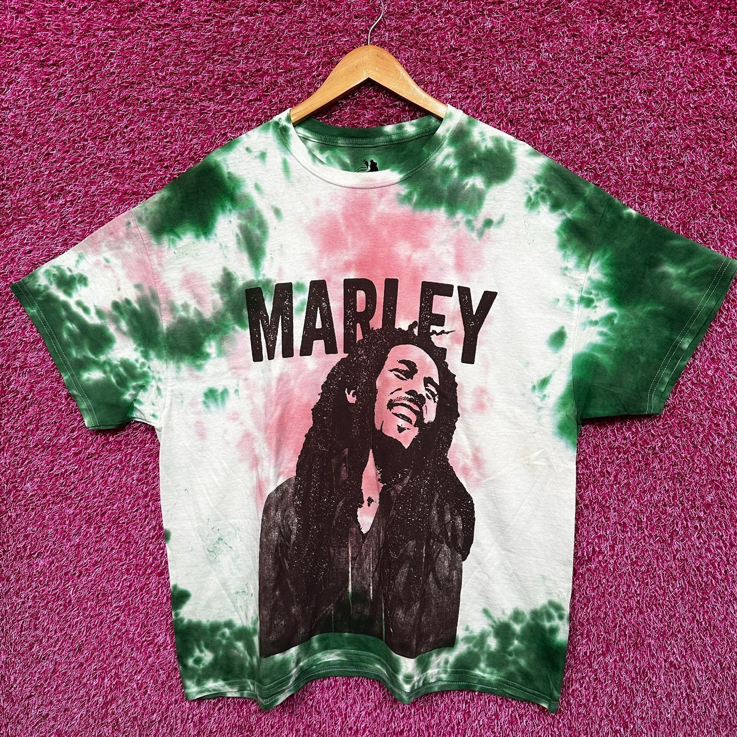 Bob Marley Reggae Retro Style Tie Dye tshirt size 3X