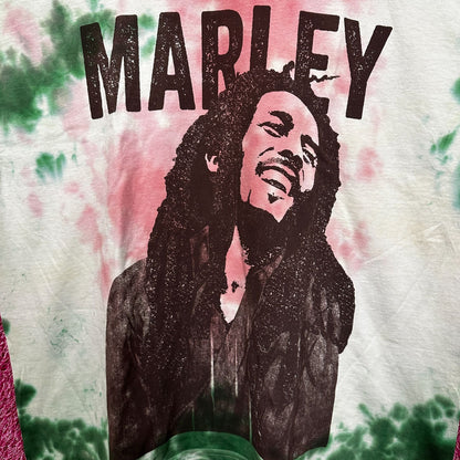 Bob Marley Reggae Retro Style Tie Dye tshirt size 3X