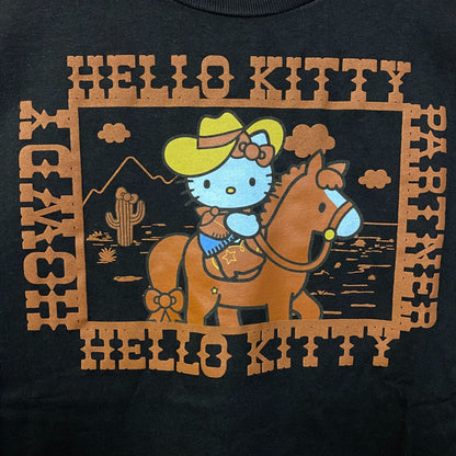 Sanrio Hello Kitty Desert Rodeo Howdy Partner Cute Graphic T-Shirt Medium