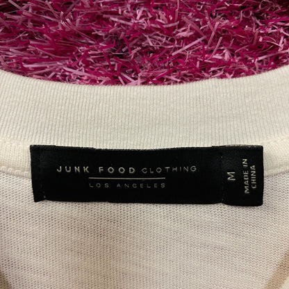 Junk Food Clothing Chevrolet "Heartbeat of America" Mock Neck Crop T-Shirt Medium