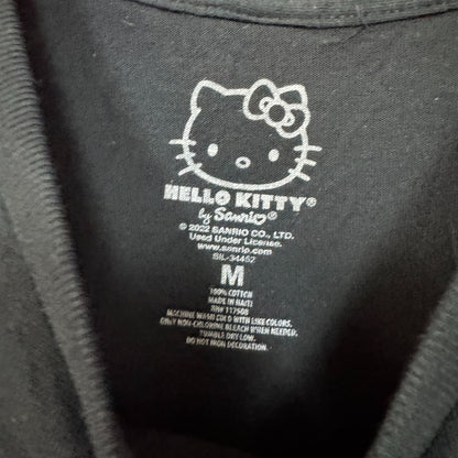 Hello Kitty Sitting Sideways Kawaii Anime Sanrio Tee M