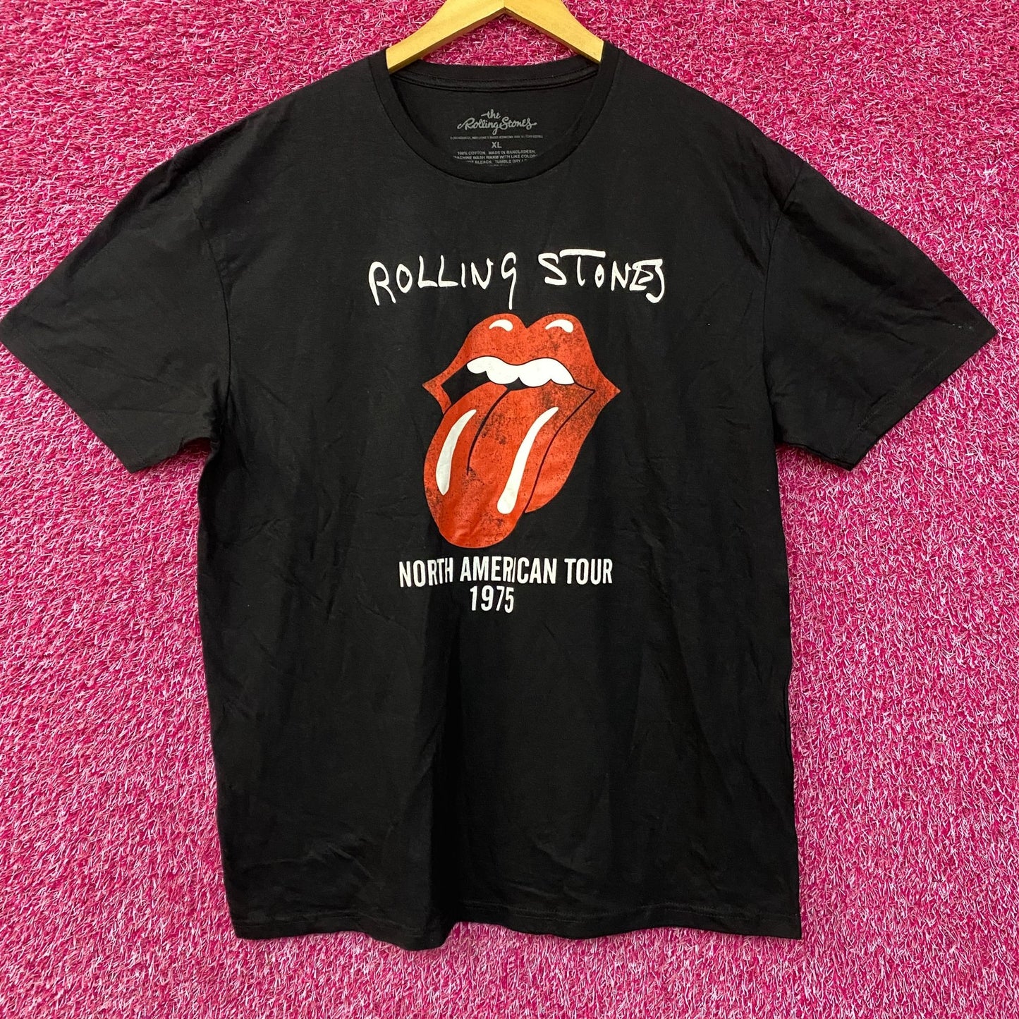 The Rolling Stone The North American Tour 1975 T-Shirt  XL