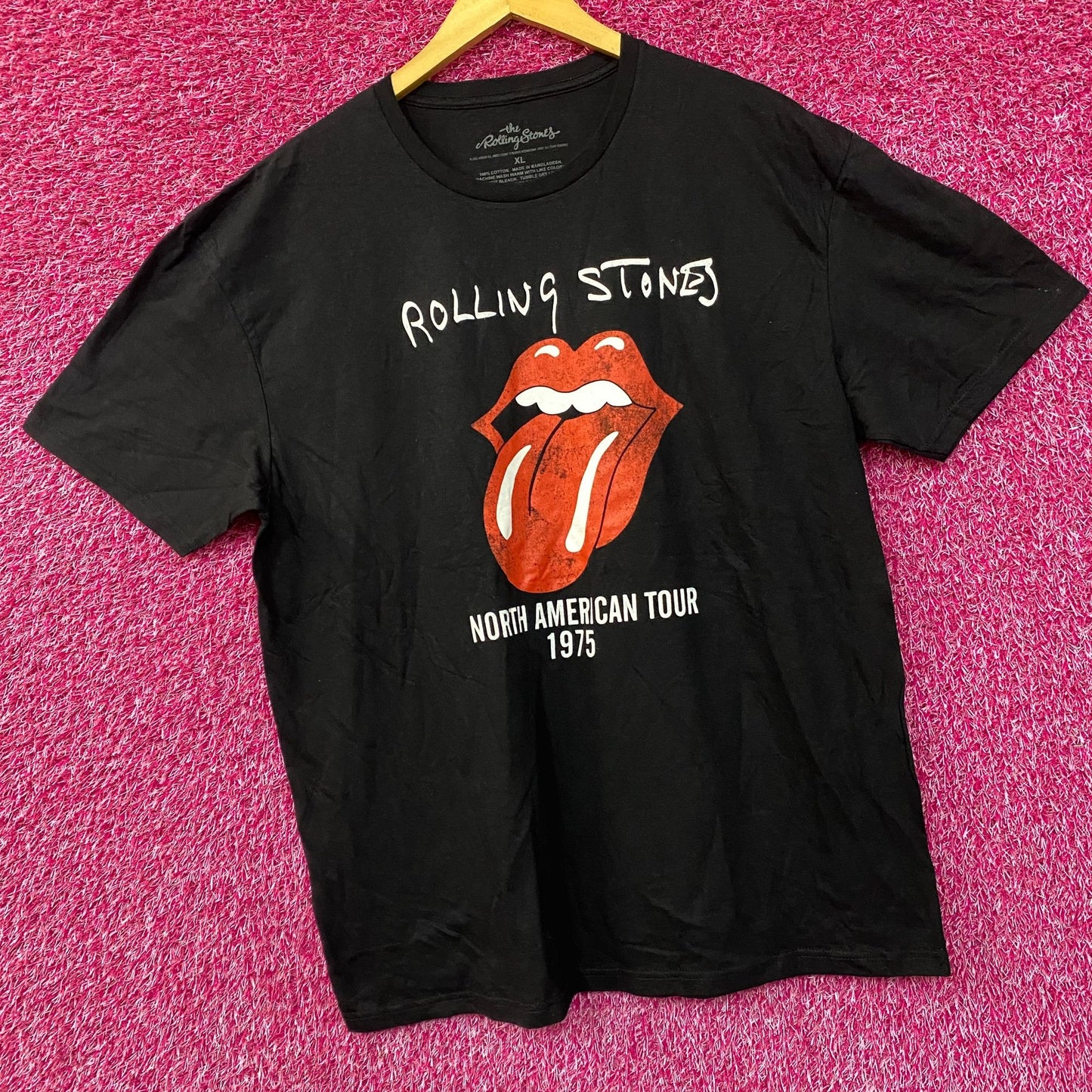 The Rolling Stone The North American Tour 1975 T-Shirt  XL