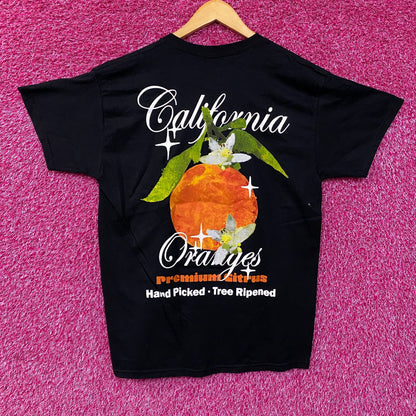 California Oranges Premium Citrus Hand Picked Tree Ripened T-Shirt Large