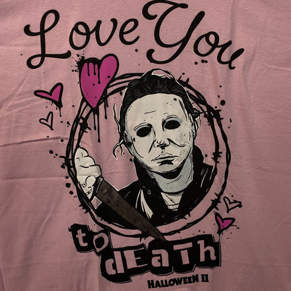 "Love You to Death" Michael Myers Halloween II T-Shirt XL