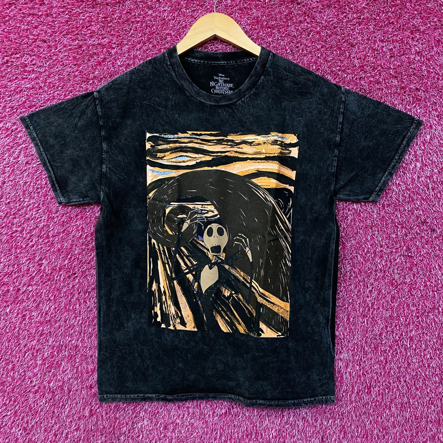 Disney The Nightmare Before Christmas The Scream Graphic T-Shirt Medium