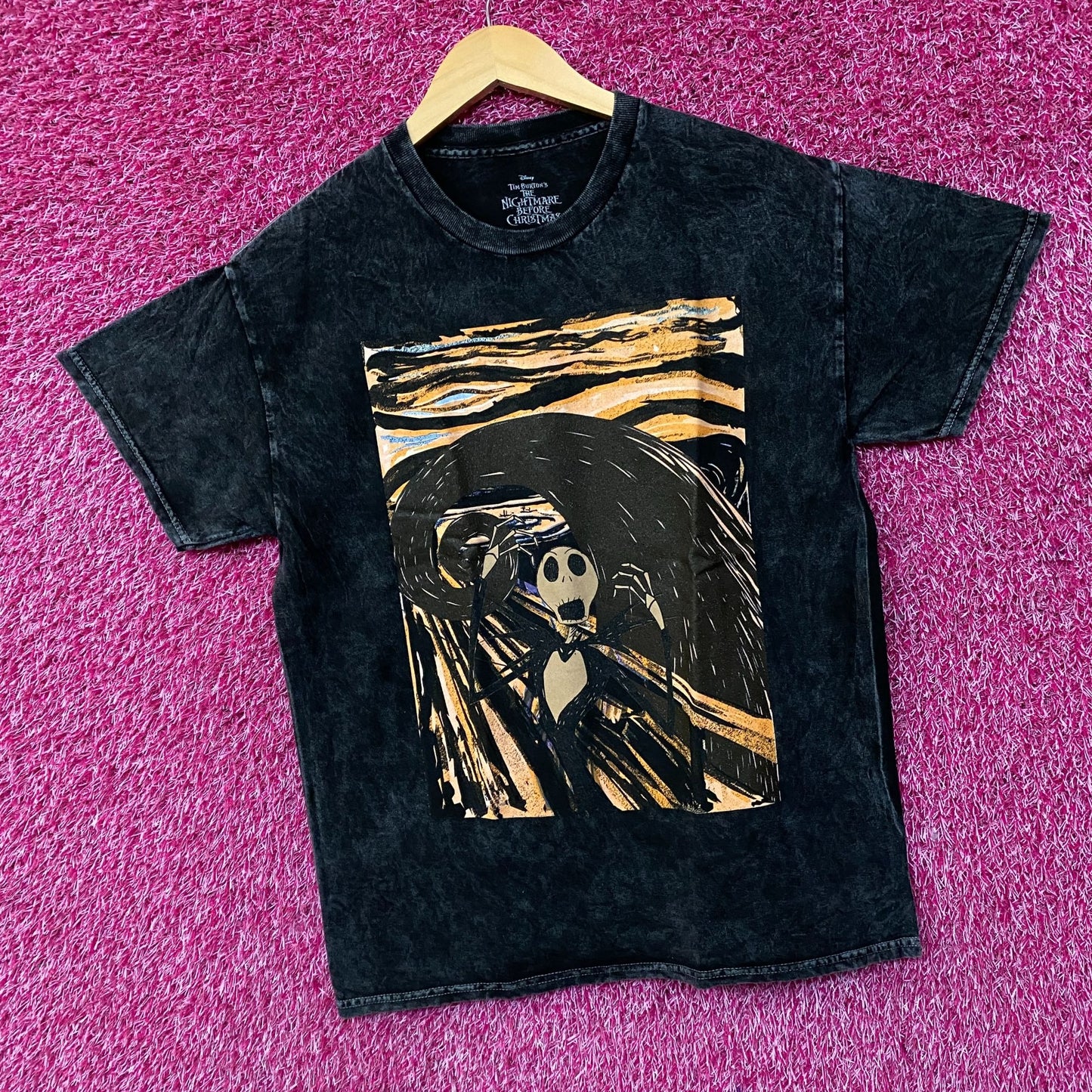 Disney The Nightmare Before Christmas The Scream Graphic T-Shirt Medium