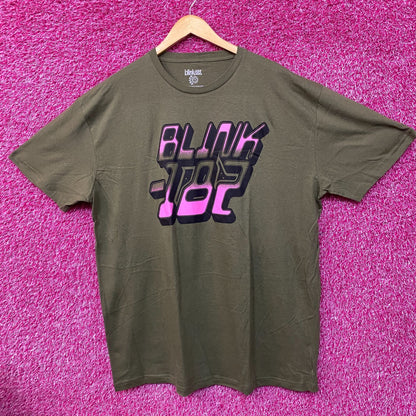 Blink-182 Pink Gradient Logo T-Shirt 2XL