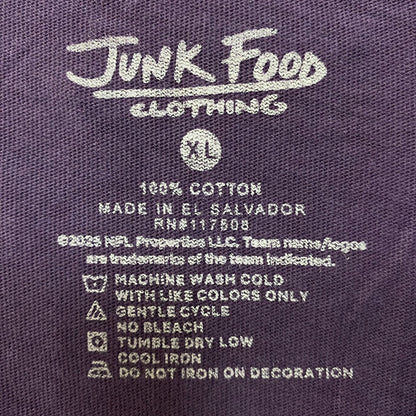 Junk Food Clothing Women's NFL Baltimore Ravens Brick Retro Tee XL