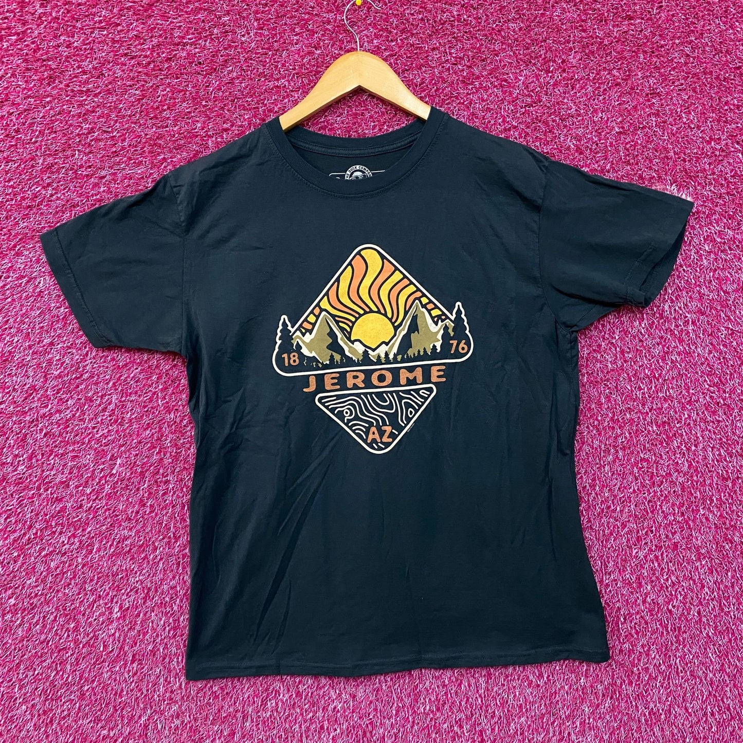 Jerome Arizona 1876 Cleopatra Hill Souvenir Promo T-Shirt L