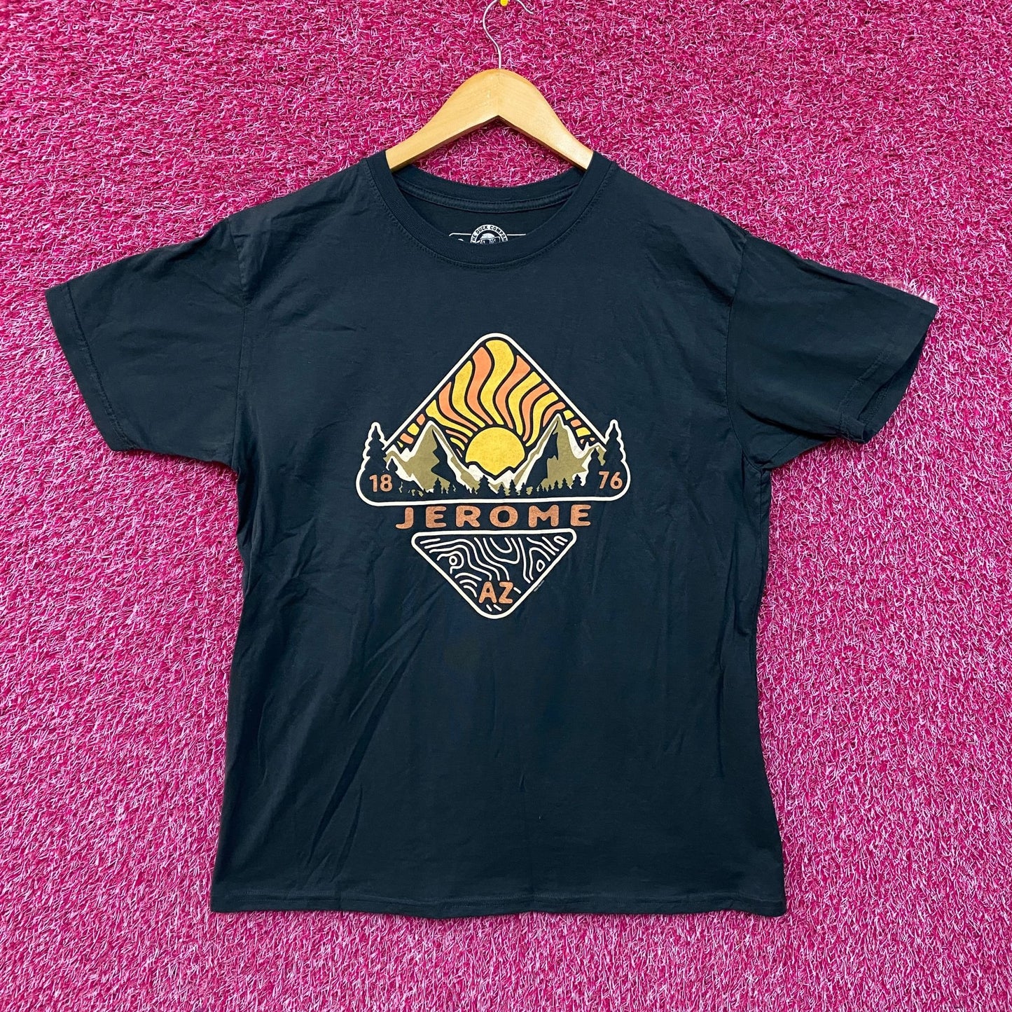 Jerome Arizona 1876 Cleopatra Hill Souvenir Promo T-Shirt L