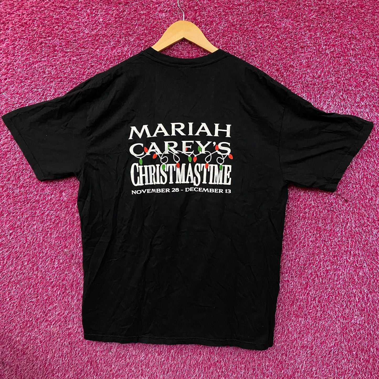 Mariah Carey Christmastime in Las Vegas Graphic Tee XL