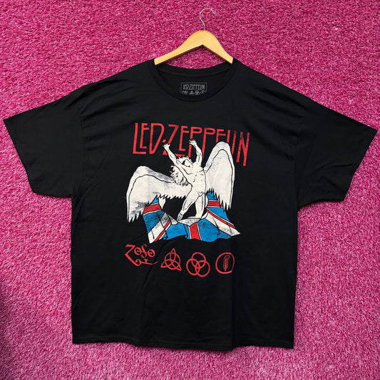 Led Zeppelin Icarus & Union Jack T-Shirt XXXL