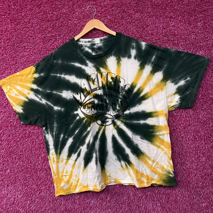 Junk Food Clothing NFL Green Bay Packers Football Tie Dye T-Shirt 2XL