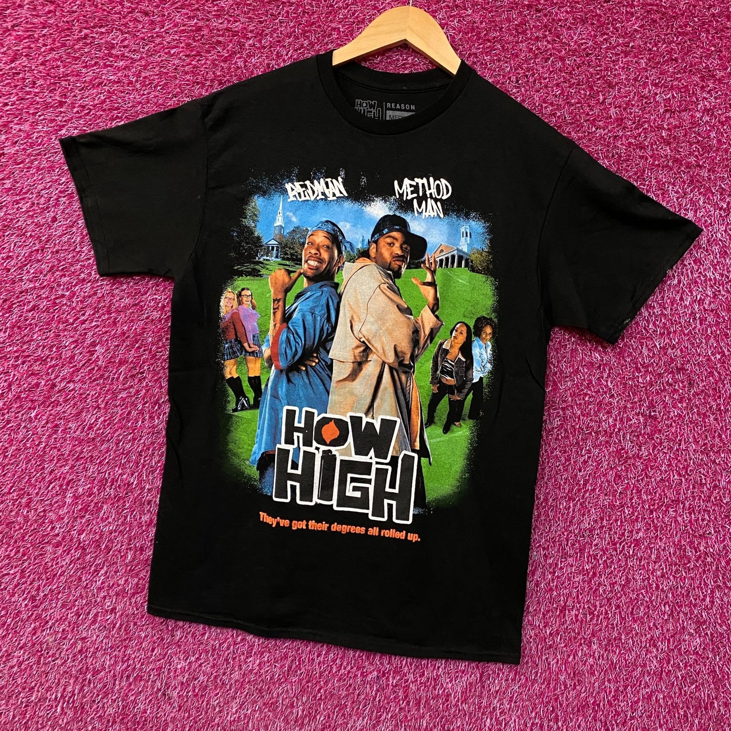 Reason Clothing "How High" Movie Poster T-Shirt Medium