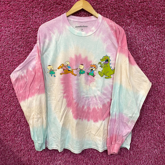 Nickelodeon Rugrats Long Sleeve Tie Dye T-Shirt 2XL