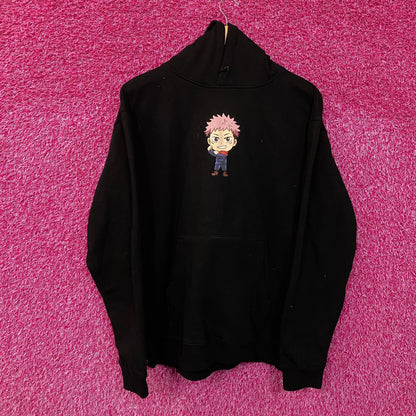 Ju-Ju-Tsu Kaisen Chibi Style Yuji Itadori Anime Hoodie XL