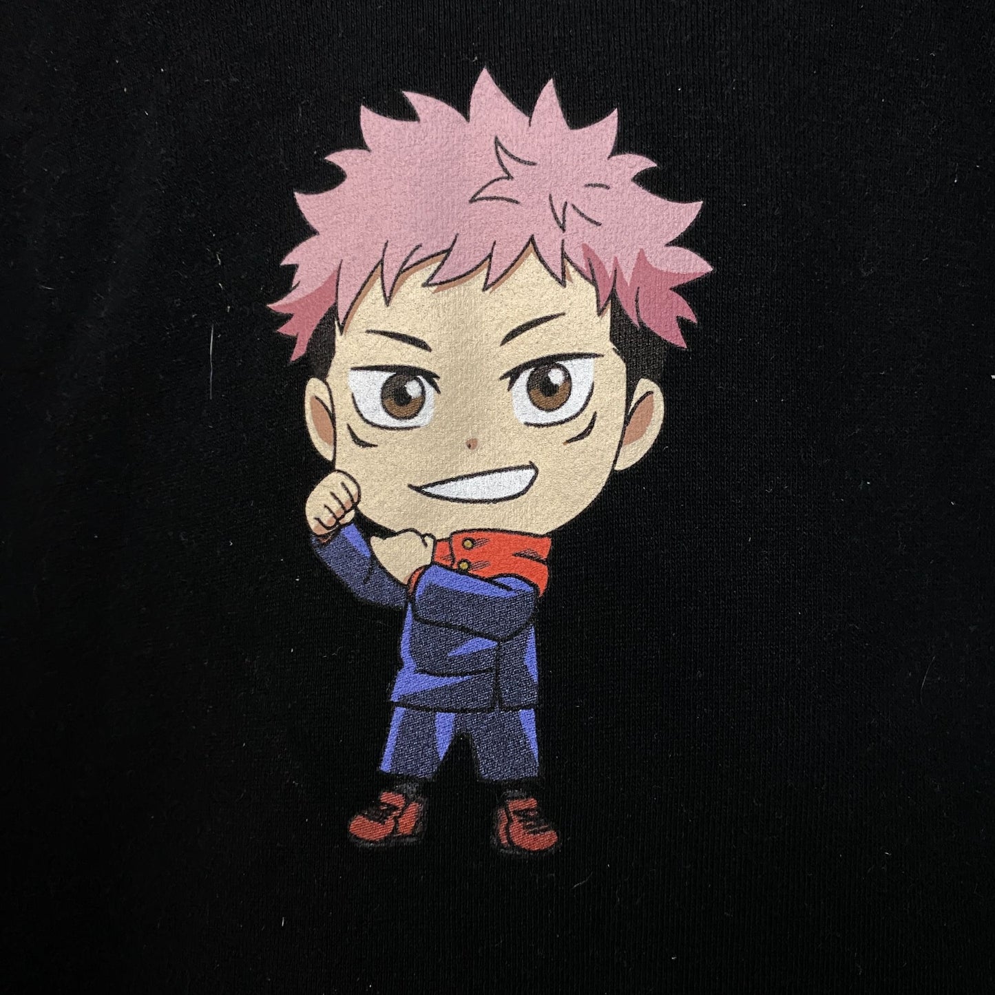 Ju-Ju-Tsu Kaisen Chibi Style Yuji Itadori Anime Hoodie XL