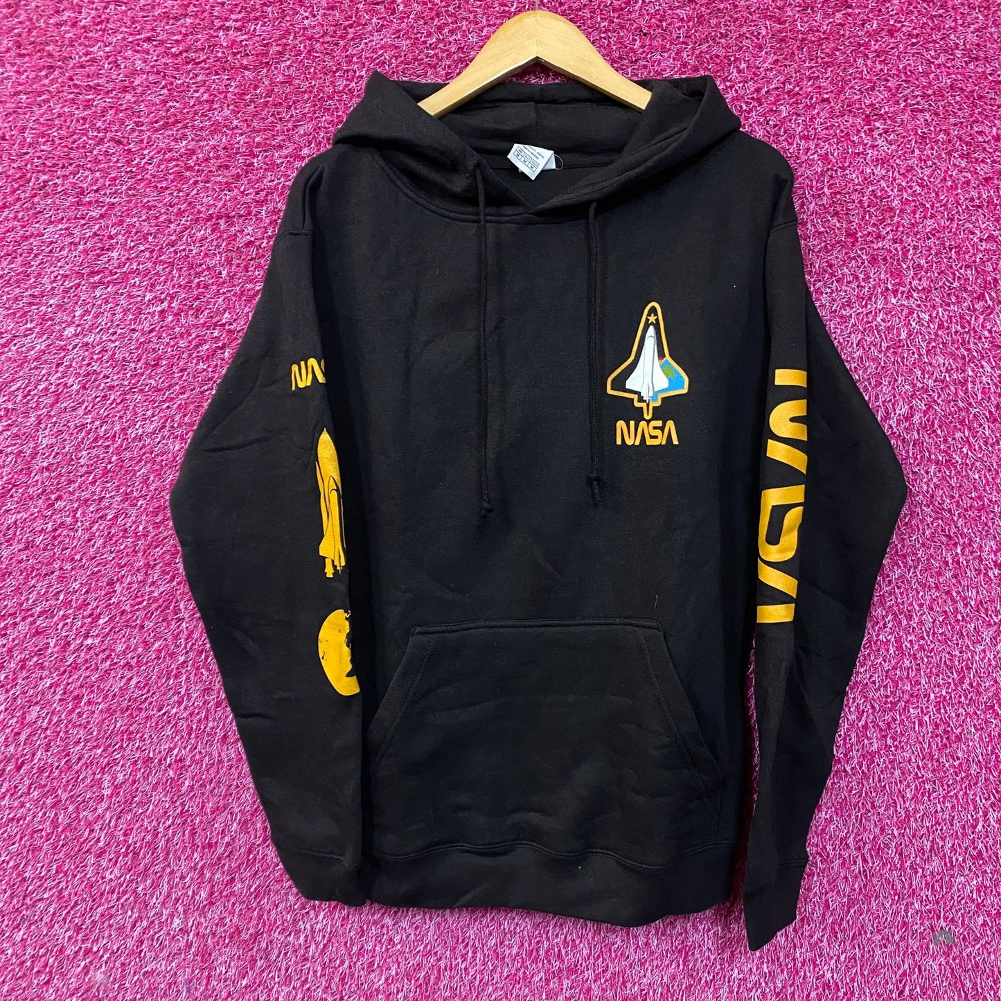 NASA Space Shuttle Graphic Design Hoodie Medium