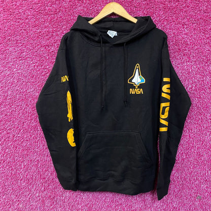 NASA Space Shuttle Graphic Design Hoodie Medium