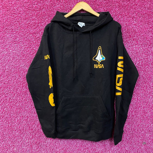NASA Space Shuttle Graphic Design Hoodie Medium