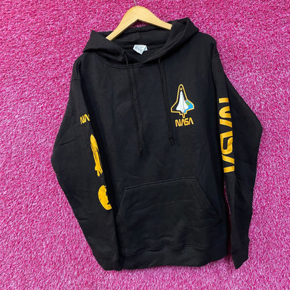 NASA Space Shuttle Graphic Design Hoodie Medium
