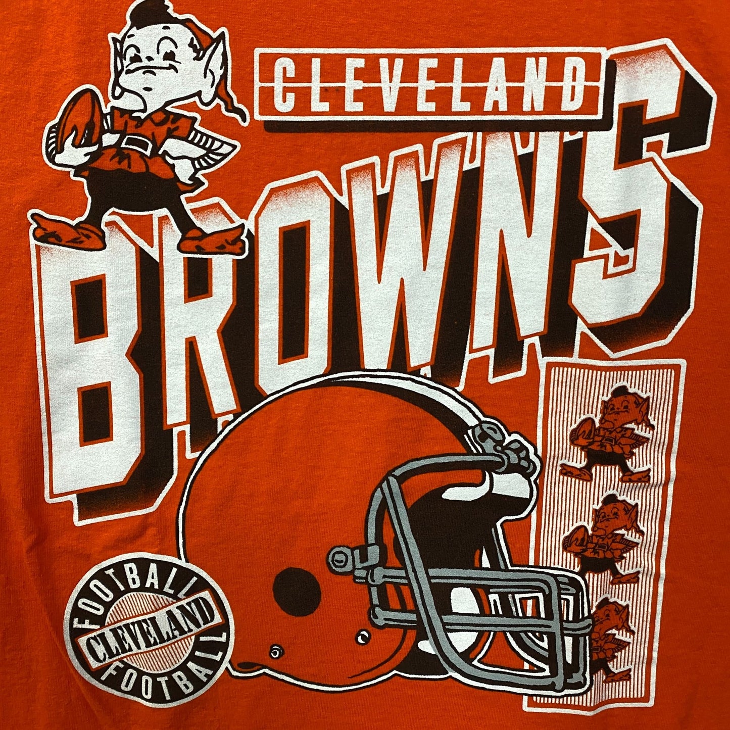 Junk Food Clothing NFL Cleveland Browns Checkdown Flea Market Tee Medium