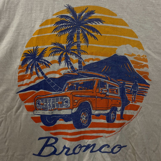 Junk Food Clothing Ford Bronco Sunset Graphic Tissue Crop Tank Medium