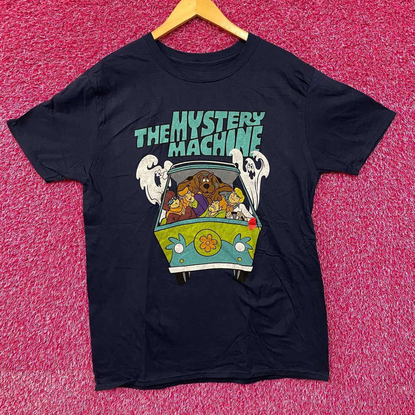 Scooby-Doo The Mystery Machine Graphic Design T-Shirt Large
