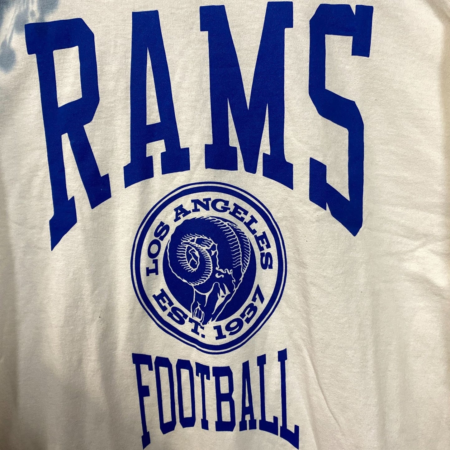 NFL Franchise NFC West Los Angeles Rams Tie-Dye Long Sleeve XXL