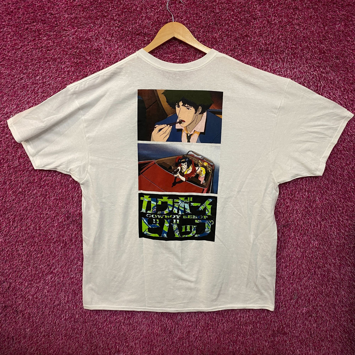 Cowboy Bebop Spike and Faye Graphic Anime T-Shirt XL