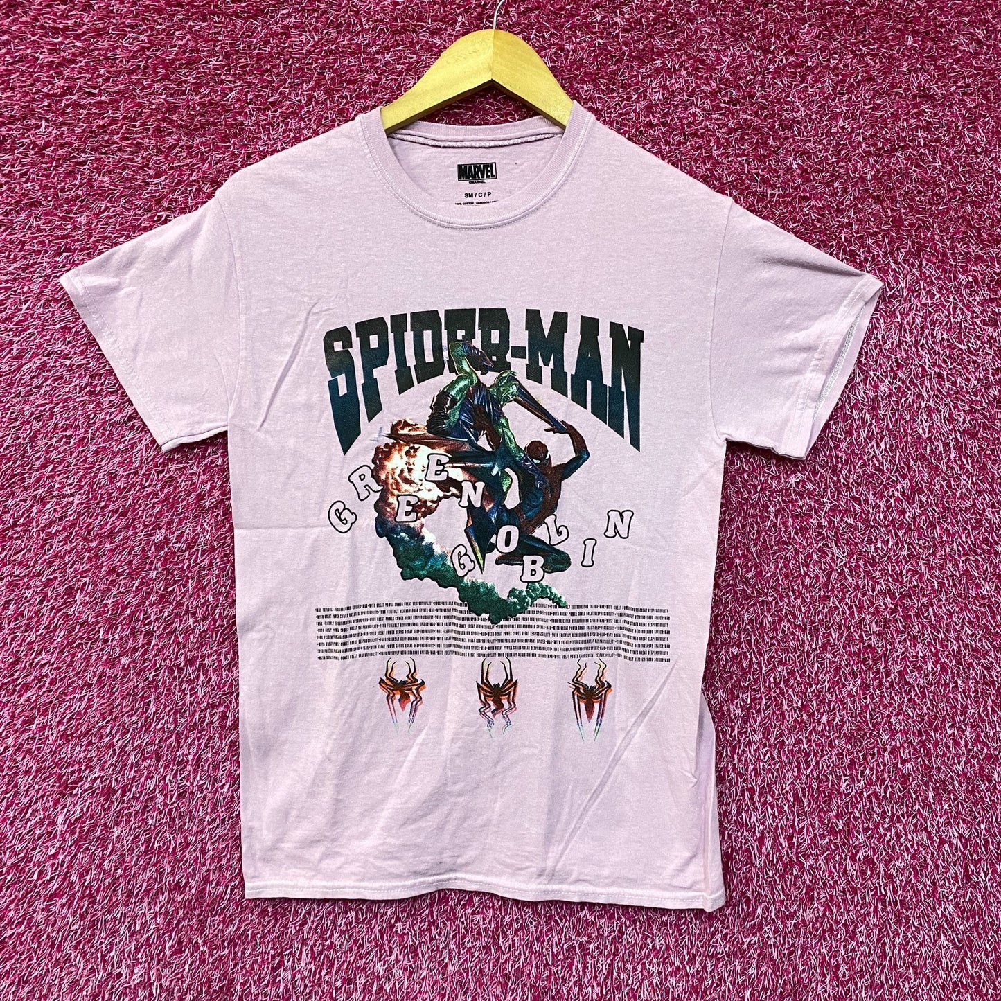Marvel Spider-Man vs Green Goblin T-shirt Small